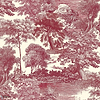 Salcey Forest Tapete-Masureel-Burgundy-Paneel A-Selected-Wallpapers-Interiors