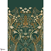 Salon des Miroirs Tapete-Casamance-Petrole/Dore-Set-Selected Wallpapers-Interiors