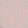 Sand dollar wallpaper-Thibaut-Coral and blue-Roll-Selected Wallpapers-Interiors