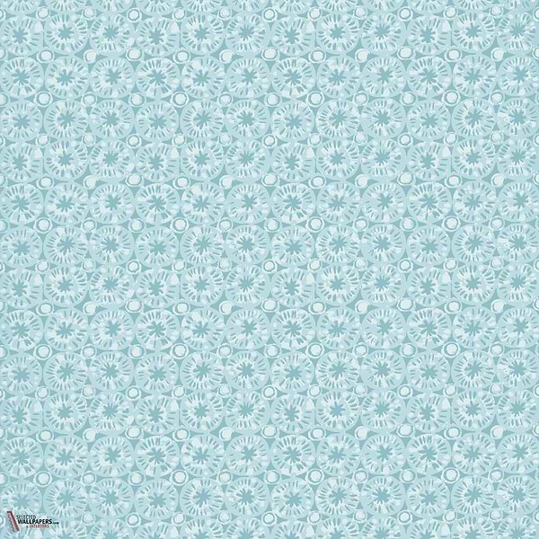 Sand dollar wallpaper-Thibaut-Seaglass-Roll-Selected Wallpapers-Interiors