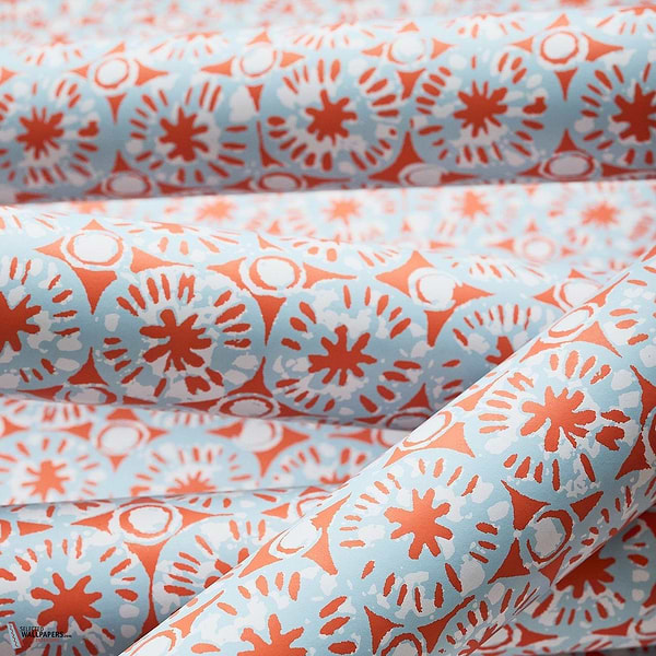 Sand dollar wallpaper-Thibaut-Selected Wallpapers-Interiors