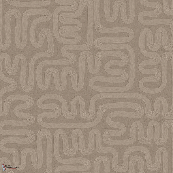 Sarana wallpaper-Arte-Taupe-Roll-Selected-Wallpapers-Interiors