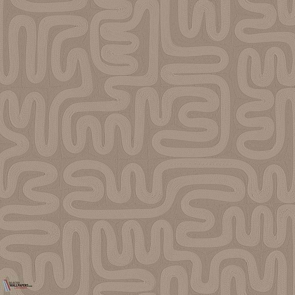 Sarana wallpaper-Arte-Taupe-Roll-Selected-Wallpapers-Interiors