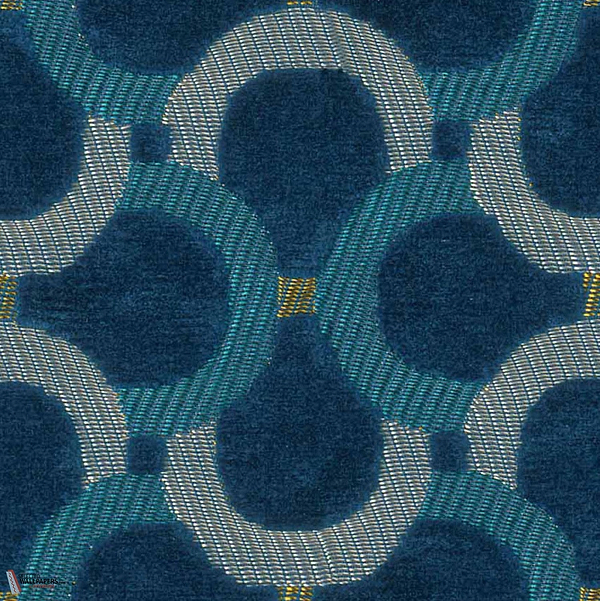 Scarabeo Stoff-Dedar-Bleu de Prusse-Meter (M1)-Selected-Wallpapers-Interiors