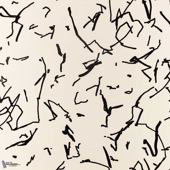 Scribble Wallcovering-Kirkby Design-Tapete-Monochrome-Rolle-Selected Wallpapers