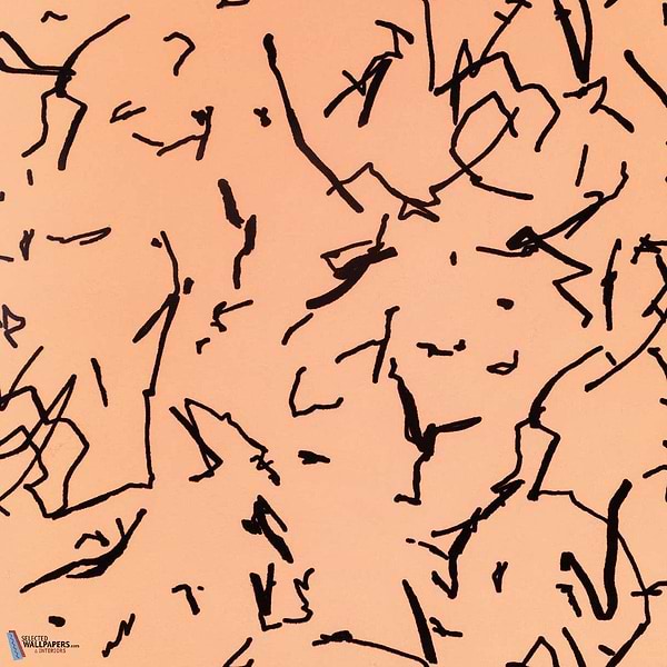 Scribble Wallcovering-Kirkby Design-Tapete-Amber-Rolle-Selected Wallpapers