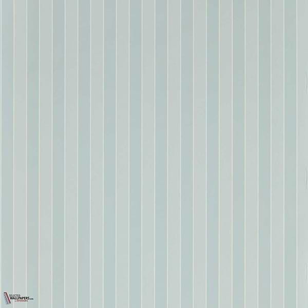 Semper Stripe wallpaper-Zoffany-Wedgwood blue-Roll-Selected Wallpapers-Interiors
