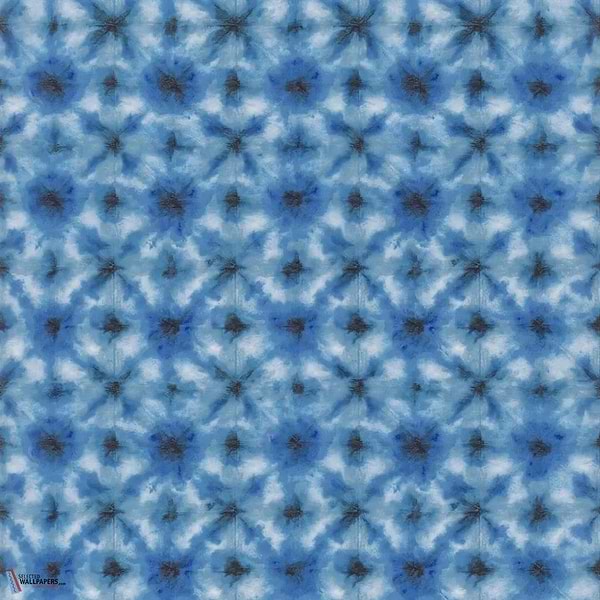 Shibori-behang-Designers Guild-Cobalt-Rol-PDG1160/04-Selected Wallpapers
