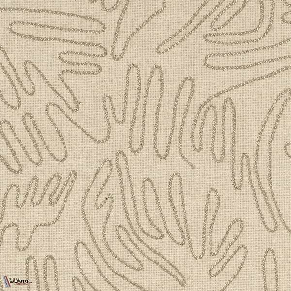 Silvara wallpaper-Casamance-Beige Naturel-Roll-Selected Wallpapers-Interiors