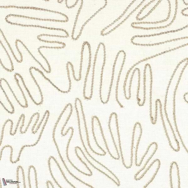 Silvara wallpaper-Casamance-Blanc Naturel Clair-Roll-Selected Wallpapers-Interiors