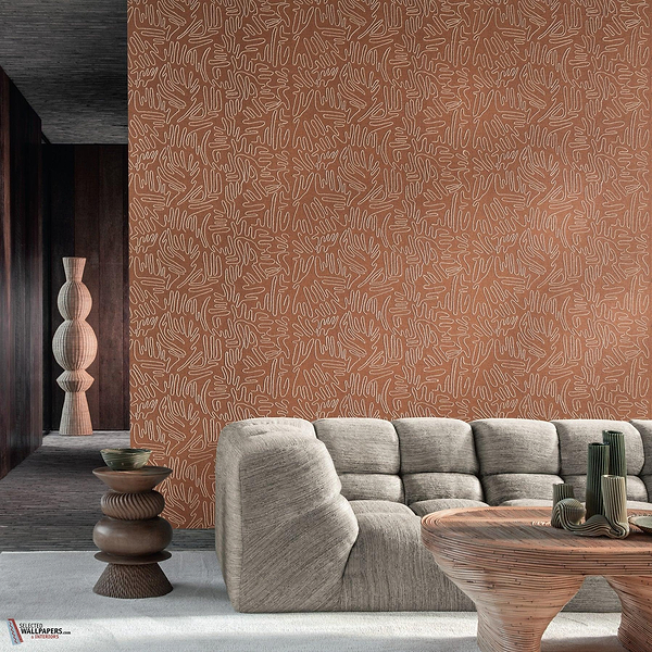 Silvara wallpaper-Casamance-Selected Wallpapers-Interiors