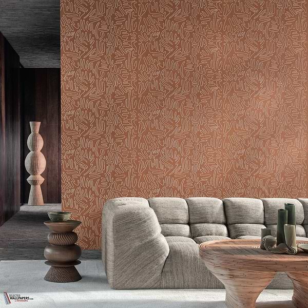 Silvara wallpaper-Casamance-Selected Wallpapers-Interiors