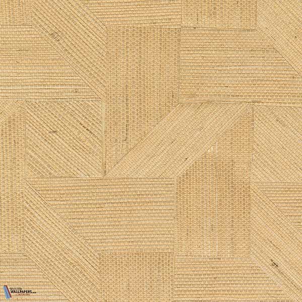 Sisal Cannage-CMO Paris-behang-Blond-Meter (M1)-Selected Wallpapers