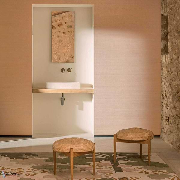 Sisal Metallique wallpaper-Elitis-Selected-Wallpapers-Interiors