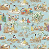 Snow White-behang-Sanderson-Puddle Blue-Rol-217274-Selected Wallpapers