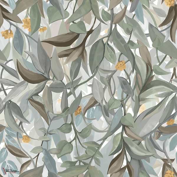Solandra Tapete-Casamance-Ivoire/Celadon-Rolle-Selected-Wallpapers-Interiors