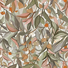 Solandra Tapete-Casamance-Ivoire/Vert Amande-Rolle-Selected-Wallpapers-Interiors
