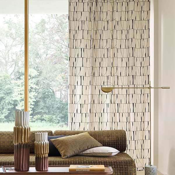 Souffle De Vitrail fabric-Camengo-Selected Wallpapers-Interiors