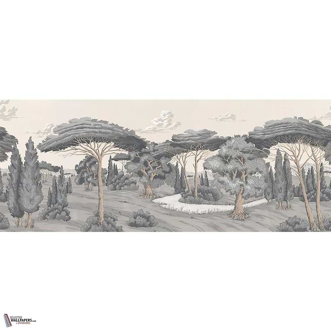 Sovana wallpaper-Les Dominotiers-Beige-Non Woven 70 cm-M2-Selected Wallpapers-Interiors