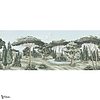 Sovana wallpaper-Les Dominotiers-Blue sky-Non Woven 70 cm-M2-Selected Wallpapers-Interiors