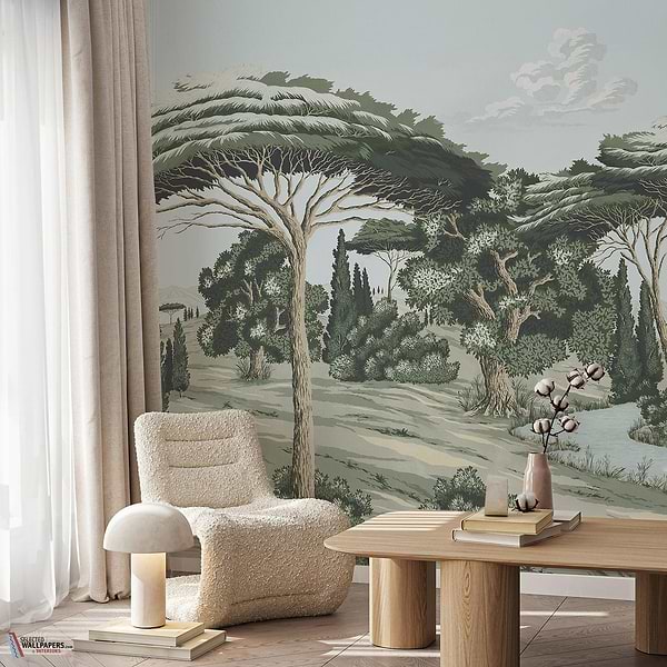Sovana wallpaper-Les Dominotiers-Selected Wallpapers-Interiors