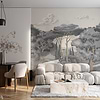 Sovana wallpaper-Les Dominotiers-Selected Wallpapers-Interiors
