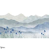 Spring Lake wallpaper-Les Dominotiers-Normal-Non Woven (70 cm)-M2-Selected Wallpapers-Interiors