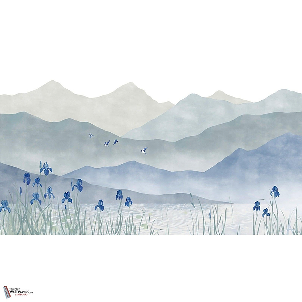 Spring Lake wallpaper-Les Dominotiers-Normal-Non Woven (70 cm)-M2-Selected Wallpapers-Interiors
