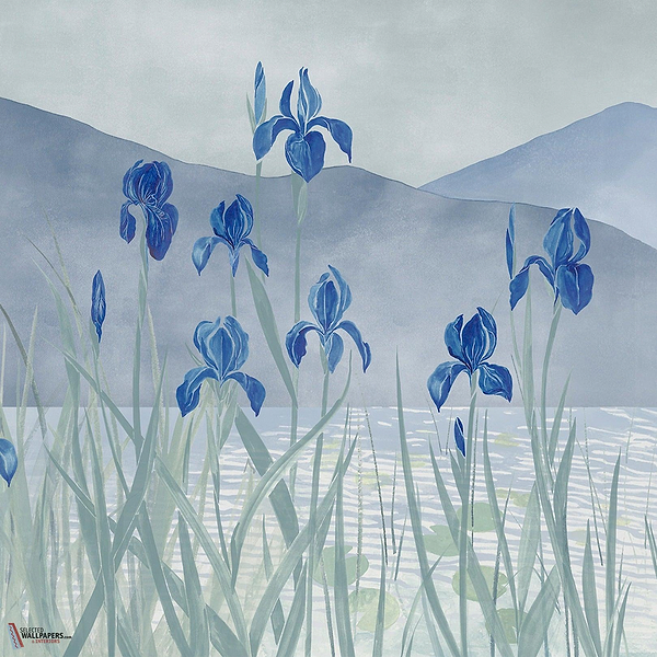 Spring Lake wallpaper-Les Dominotiers-Selected Wallpapers-Interiors