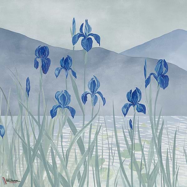 Spring Lake wallpaper-Les Dominotiers-Selected Wallpapers-Interiors
