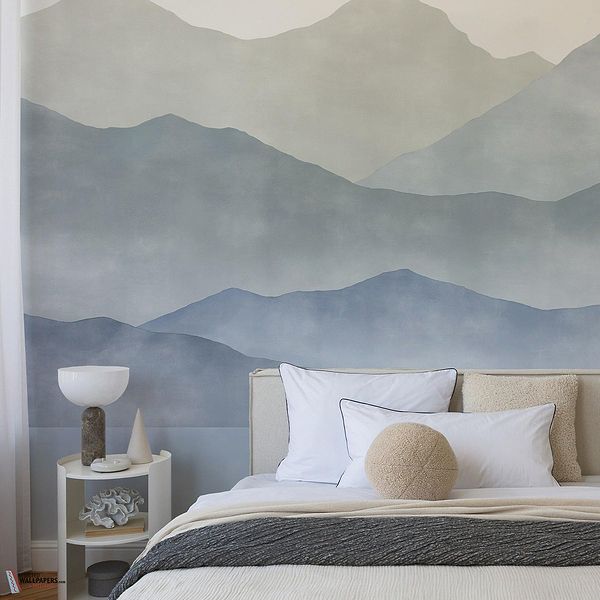 Spring Lake wallpaper-Les Dominotiers-Selected Wallpapers-Interiors