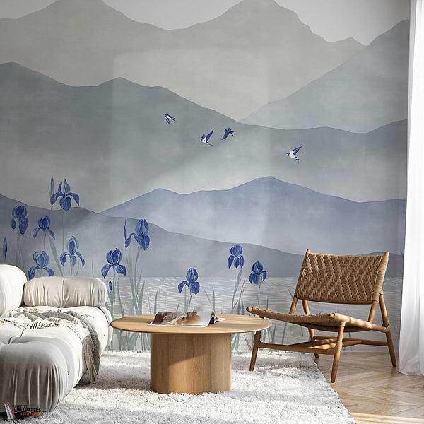 Spring Lake wallpaper-Les Dominotiers-Selected Wallpapers-Interiors