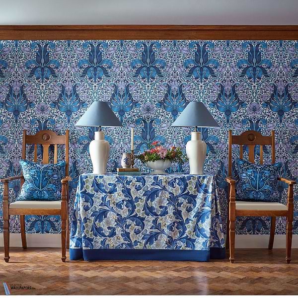 Spring Thicket-wallpaper-Morris & Co-Selected-Wallpapers-Interiors