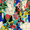 Statuario-Mind the Gap-wallpaper-Blue-300 cm (standaard)-Selected-Wallpapers-Interiors