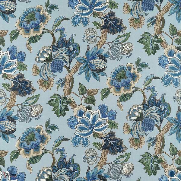 Stockbridge wallpaper-Anna French-Blue-Roll-Selected Wallpapers-Interiors