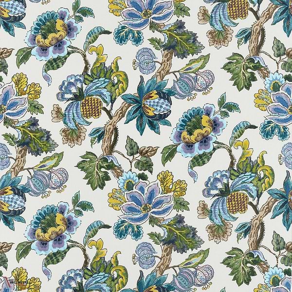 Stockbridge wallpaper-Anna French-Lavender and blue-Roll-Selected Wallpapers-Interiors