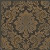 Stravinsky wallpaper-Cole & Son-Metallic bronze on soot-Roll-Selected Wallpapers-Interiors