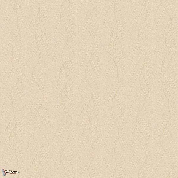 Strie wallpaper-Casamance-Sable/Dore-Roll-Selected Wallpapers-Interiors