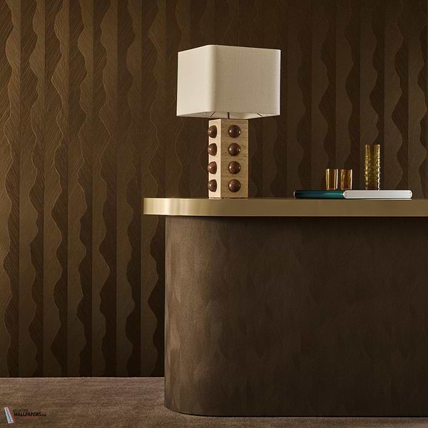 Strie wallpaper-Casamance-Selected Wallpapers-Interiors