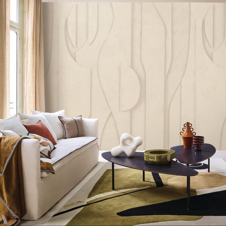 Stuc wallpaper-Casamance-Selected Wallpapers-Interiors