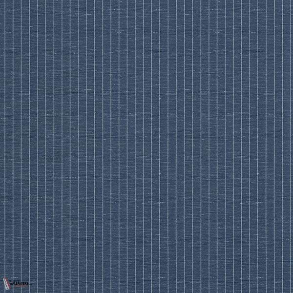 Suited Stripe wallpaper-Thibaut-Navy-Roll-Selected-Wallpapers-Interiors
