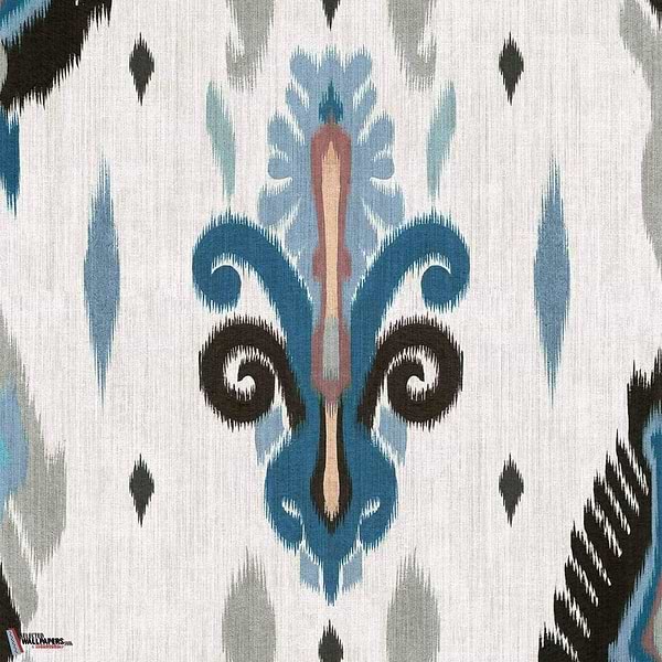 Sumba wallpaper-Coordonne-White-Non Woven-Roll-Selected Wallpapers-Interiors