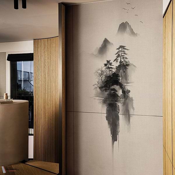 Sumie #1 #2 #3 wallpaper-LondonArt-Selected Wallpapers & Interiors