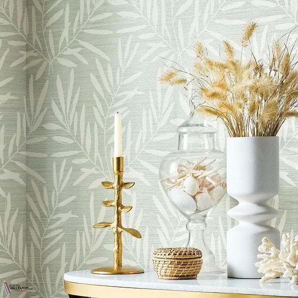 Summer leaves wallpaper-Thibaut-Selected Wallpapers-Interiors