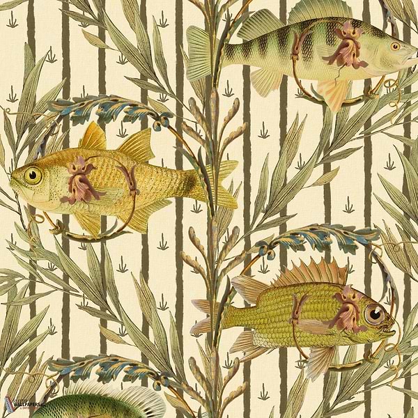 Sweetwater Fishes wallpaper-Mind the Gap-Original-Roll-Selected-Wallpapers-Interiors