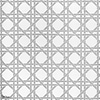 Canary trellis wallpaper-Thibaut-Metallic silver-Roll-Selected Wallpapers-Interiors