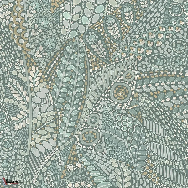 Talavera-Casamance-wallpaper-Celadon/Amande-Roll-Selected Wallpapers