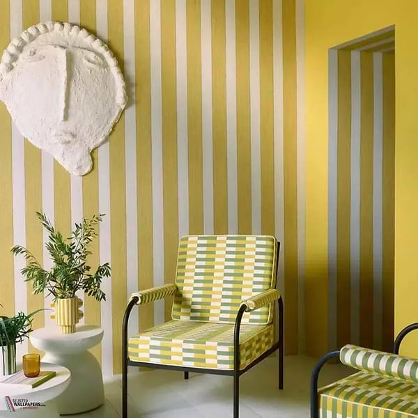 Tamise Tapete-Pierre Frey-Selected Wallpapers-Interiors