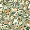 Tehuana-Casamance-wallpaper-Celadon/Amande-Roll-Selected Wallpapers