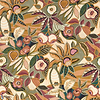 Tehuana-Casamance-wallpaper-Kaki/Ocre-Roll-Selected Wallpapers